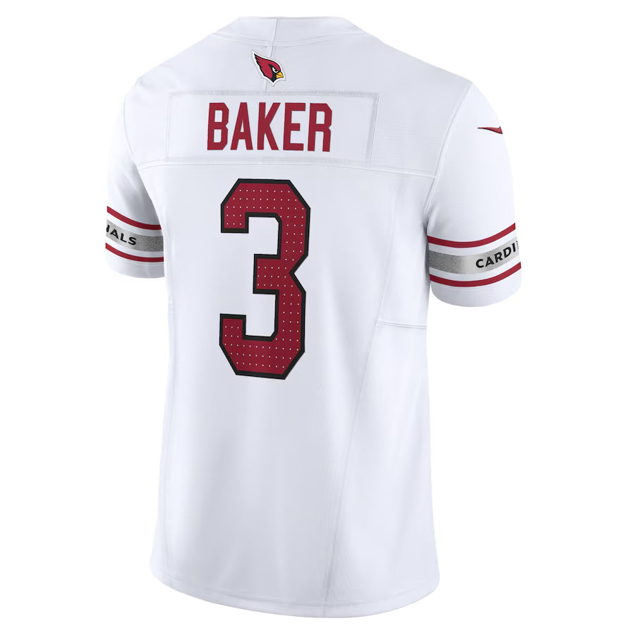 Kooe A.Cardinals #3 Budda Baker Player White Vapor F.U.S.E. Limited Stitched Jerseys