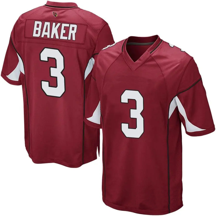 Kooe A.Cardinals #3 Budda Baker Player Cardinal Home Game Stitched  Jerseys