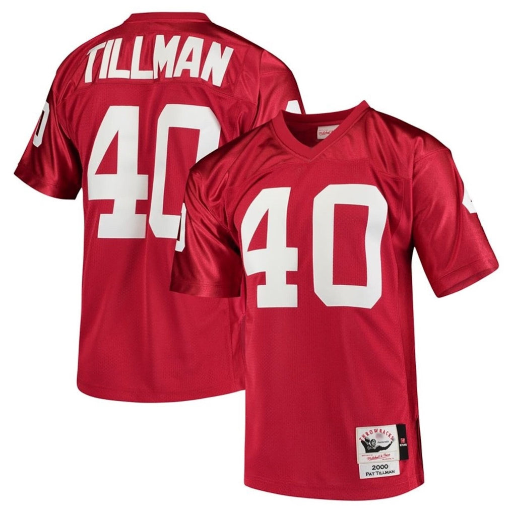 Kooe A.Cardinals #40 Pat Tillman Player Red Mitchell & Ness Cardinal Legacy Replica Stitched Jerseys