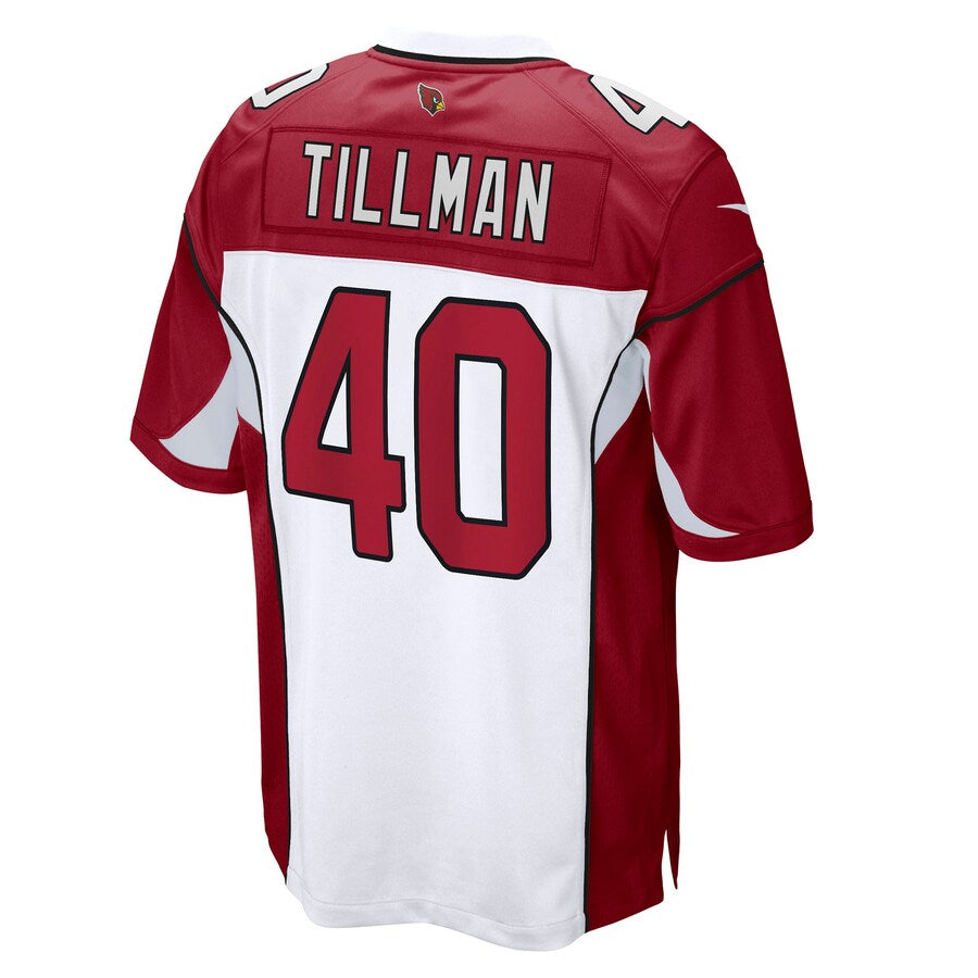 Kooe A.Cardinals #40 Pat Tillman Player White Home Game Stitched Jerseys
