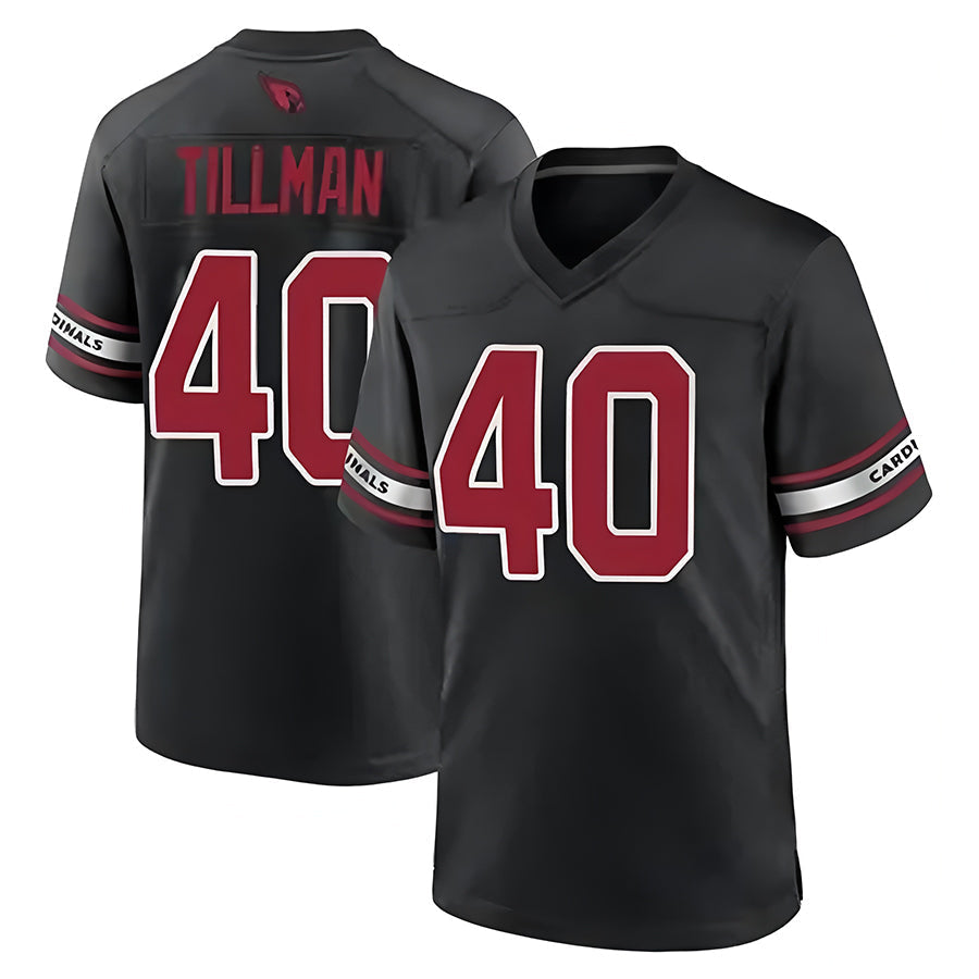 Kooe A.Cardinals #40 Pat Tillman Player Black Game Stitched Jerseys