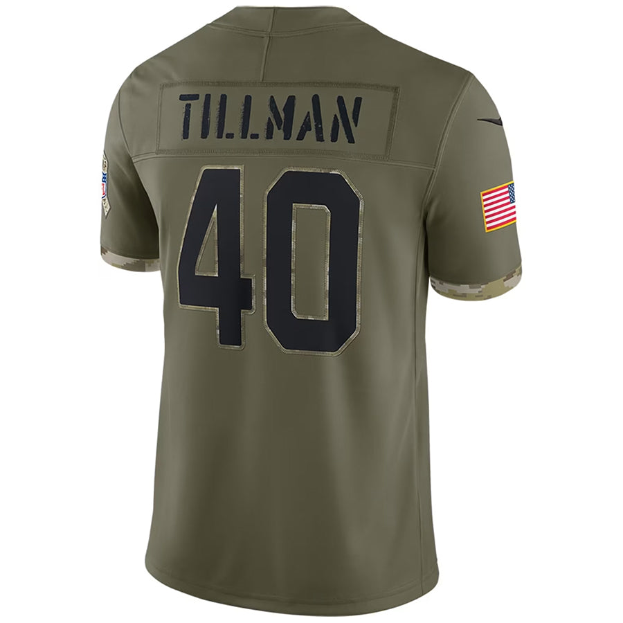 Kooe A.Cardinals #40 Pat Tillman Player Olive Salute to Service Limited Stitched Jerseys