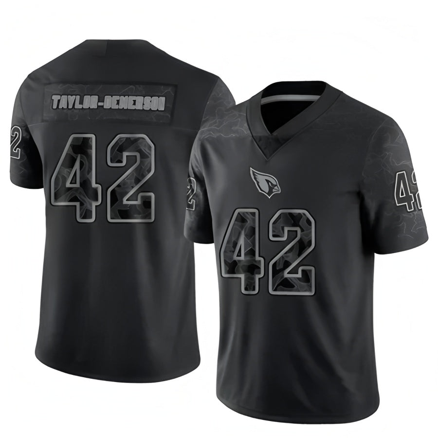 Kooe A.Cardinals #42 Dadrion Taylor-Demerson Player Black RFLCTV Limited Stitched Jerseys