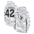 Kooe A.Cardinals #42 Dadrion Taylor-Demerson Player Camo Salute to Service Hoodies Stitched Jerseys