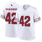 Kooe A.Cardinals #42 Dadrion Taylor-Demerson Player Whtie Home Game Stitched Jerseys