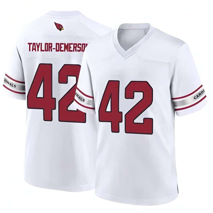 Kooe A.Cardinals #42 Dadrion Taylor-Demerson Player Whtie Home Game Stitched Jerseys