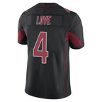 Kooe A.Cardinals #4 Jeremiyah Love Player Black Limited Elite Home Game Stitched Jerseys