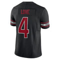 Kooe A.Cardinals #4 Jeremiyah Love Player Black Vapor F.U.S.E. Limited Home Game Stitched Jerseys