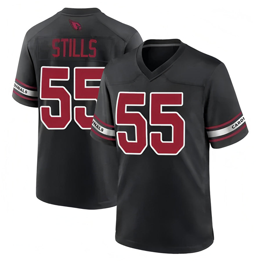Kooe A.Cardinals #55 Dante Stills Player Black Home Game Stitched Jerseys