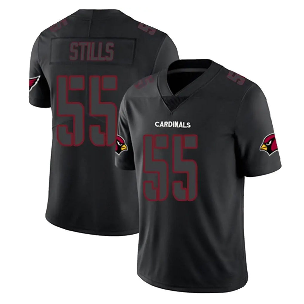 Kooe A.Cardinals #55 Dante Stills Player Black Impact Limited Home Game Stitched Jerseys