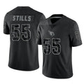 Kooe A.Cardinals #55 Dante Stills Player Black RFLCTV Limited Home Game Stitched Jerseys