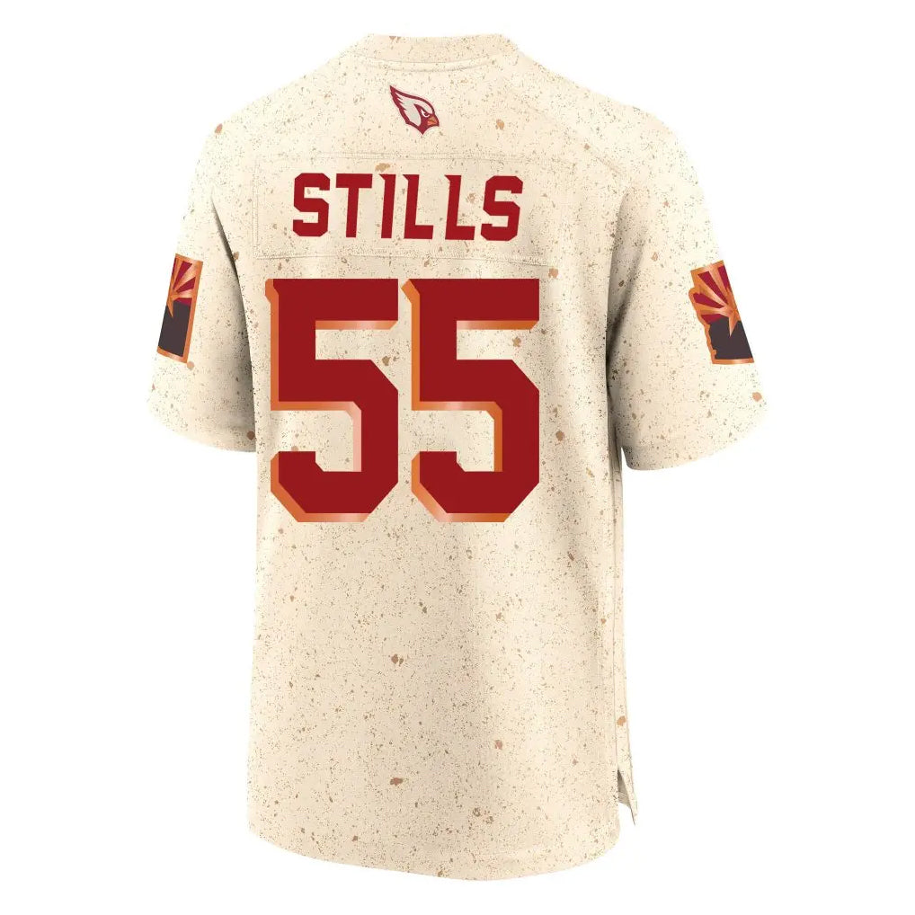 Kooe A.Cardinals #55 Dante Stills Player Cream Rivalries Collection Game Stitched Jerseys