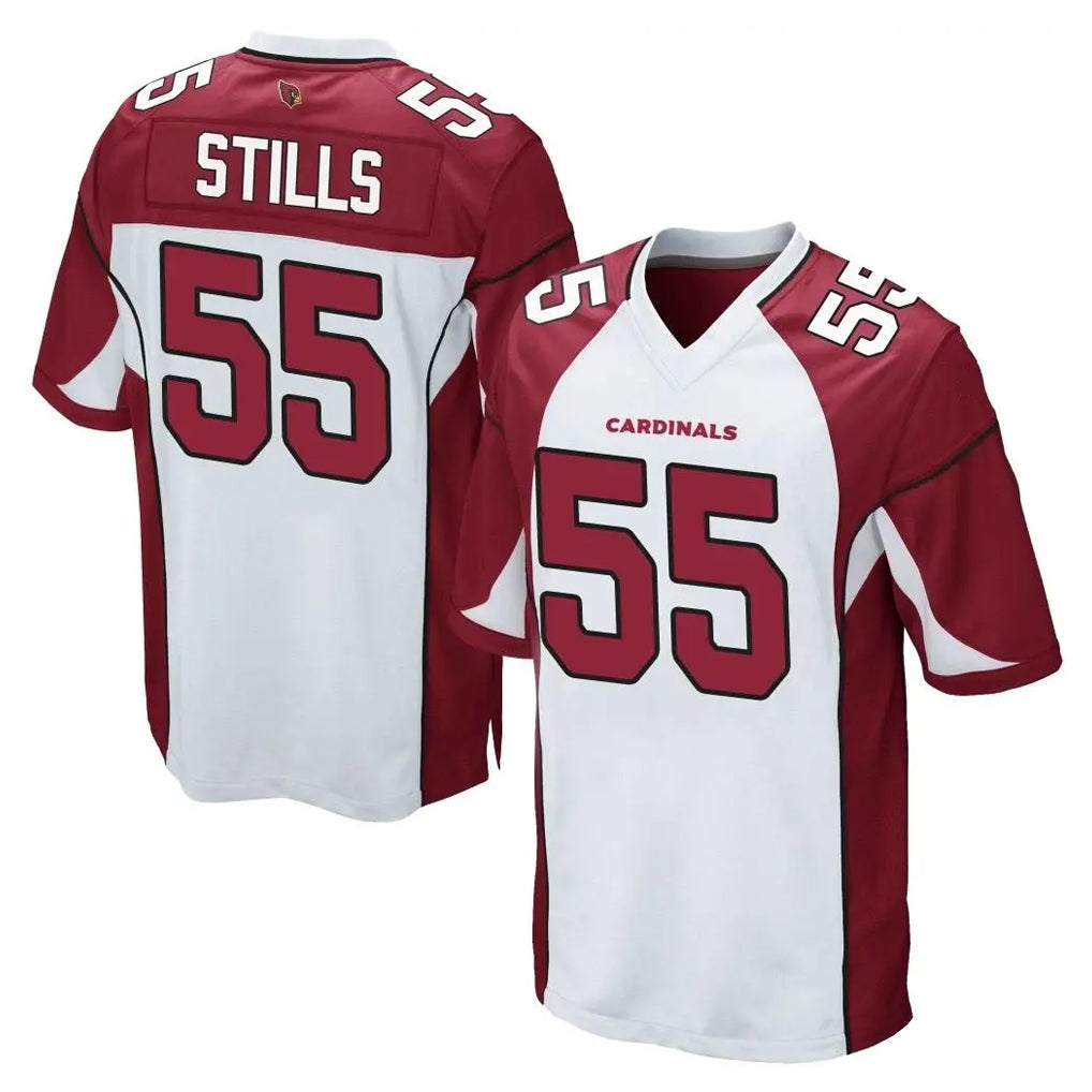 Kooe A.Cardinals #55 Dante Stills Player White Cardinal Home Game Stitched Jerseys