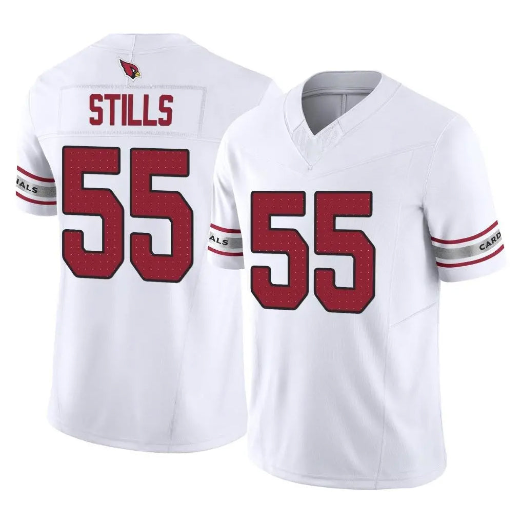 Kooe A.Cardinals #55 Dante Stills Player White Vapor F.U.S.E. Limited Home Game Stitched Jerseys