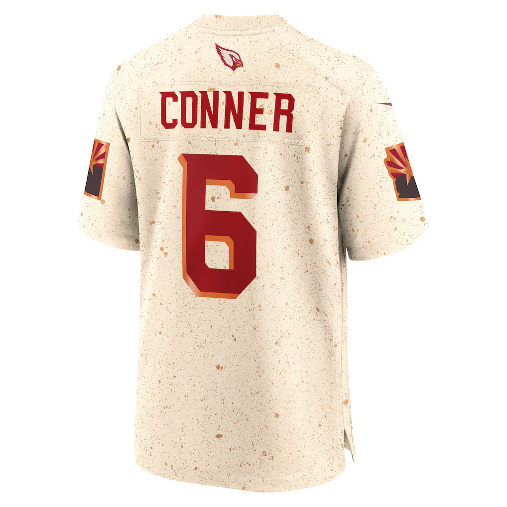 Kooe A.Cardinals #6 James Conner Natural 2025 Rivalries Collection Game Stitched Jerseys