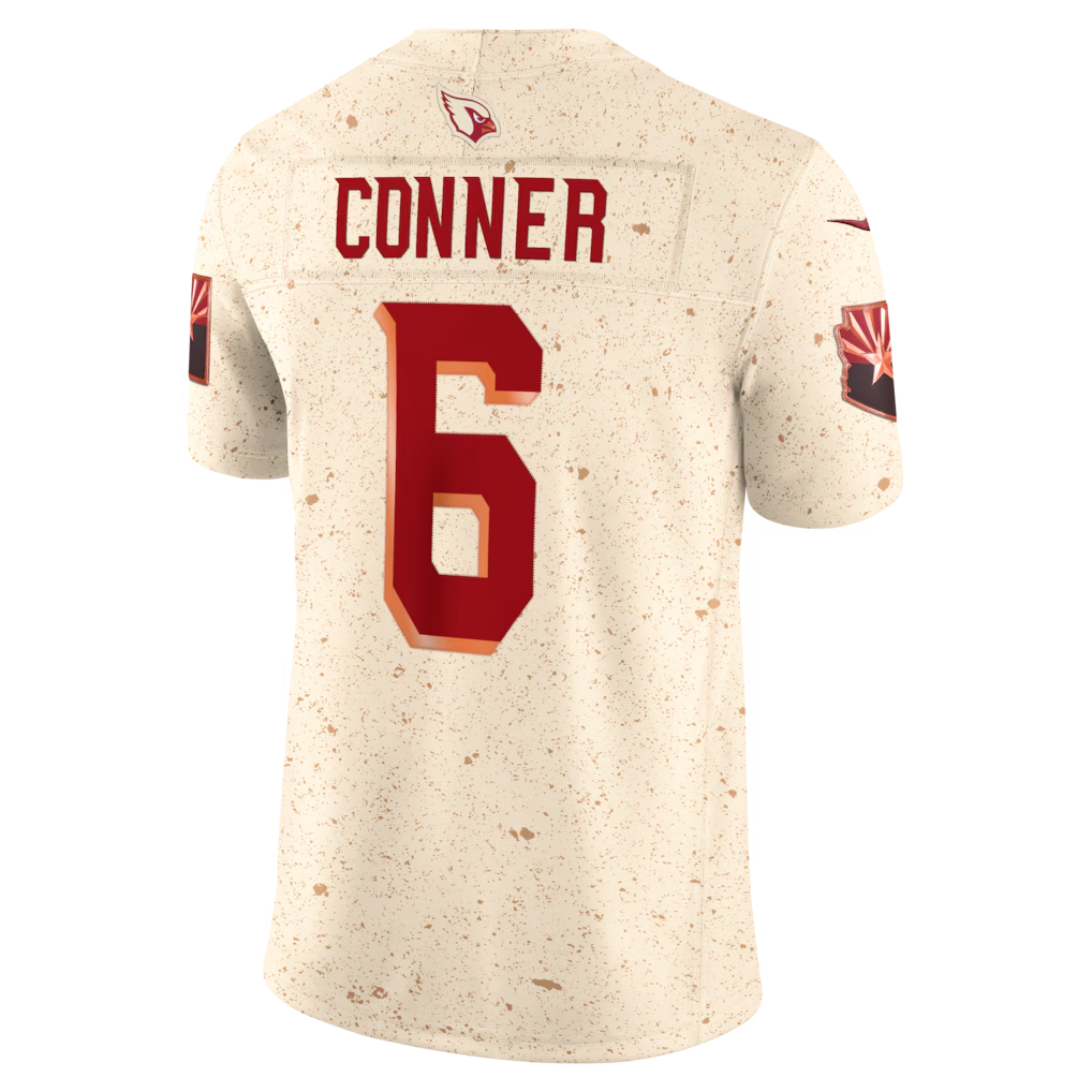 Kooe A.Cardinals #6 James Conner Natural 2025 Rivalries Collection Limited Stitched Jerseys
