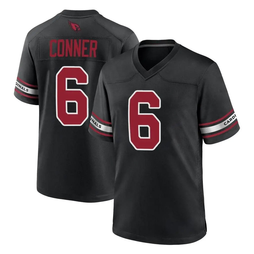 Kooe A.Cardinals #6 James Conner Player Black Alternate Game Stitched Jerseys