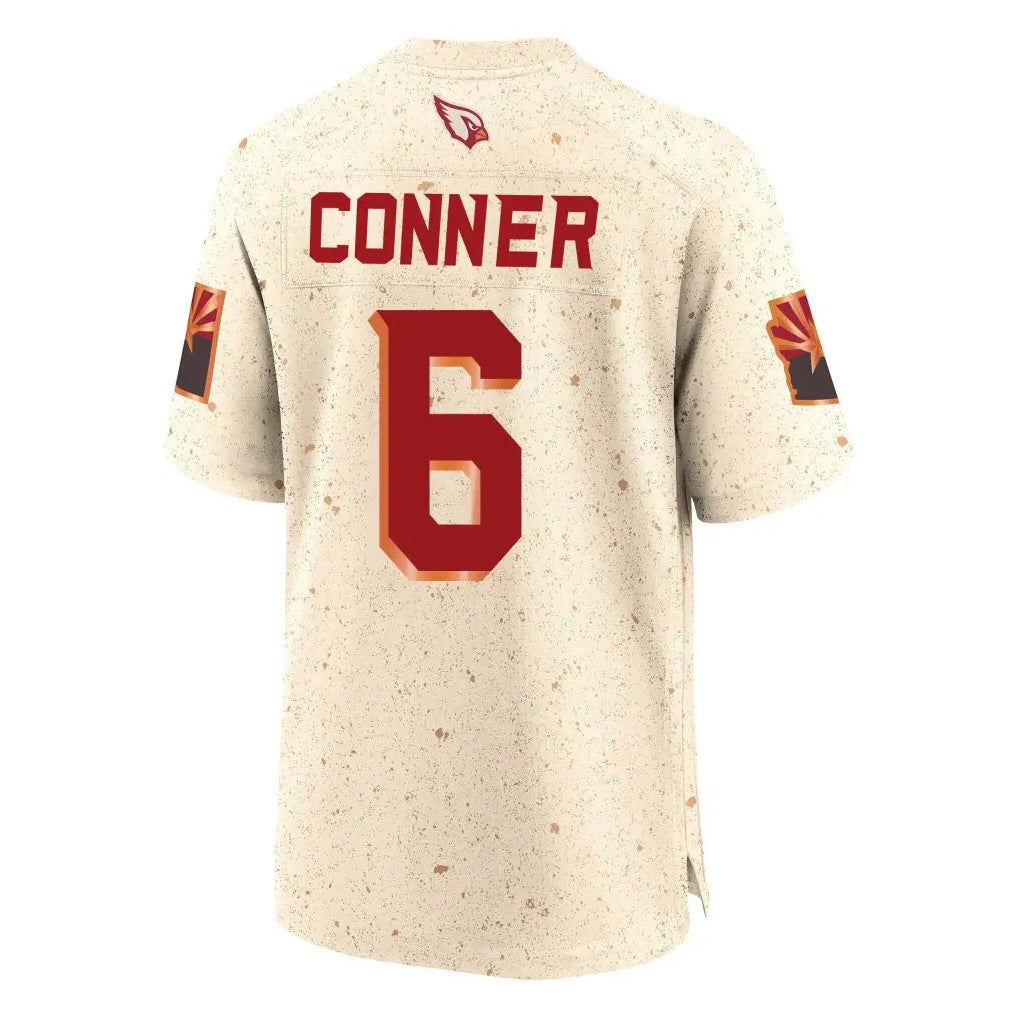 Kooe A.Cardinals #6 James Conner Player Cream Rivalries Collection Game Stitched Jerseys