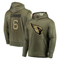 Kooe A.Cardinals #6 James Conner Player Olive Salute to Service Limited Hoodie Stitched Jerseys