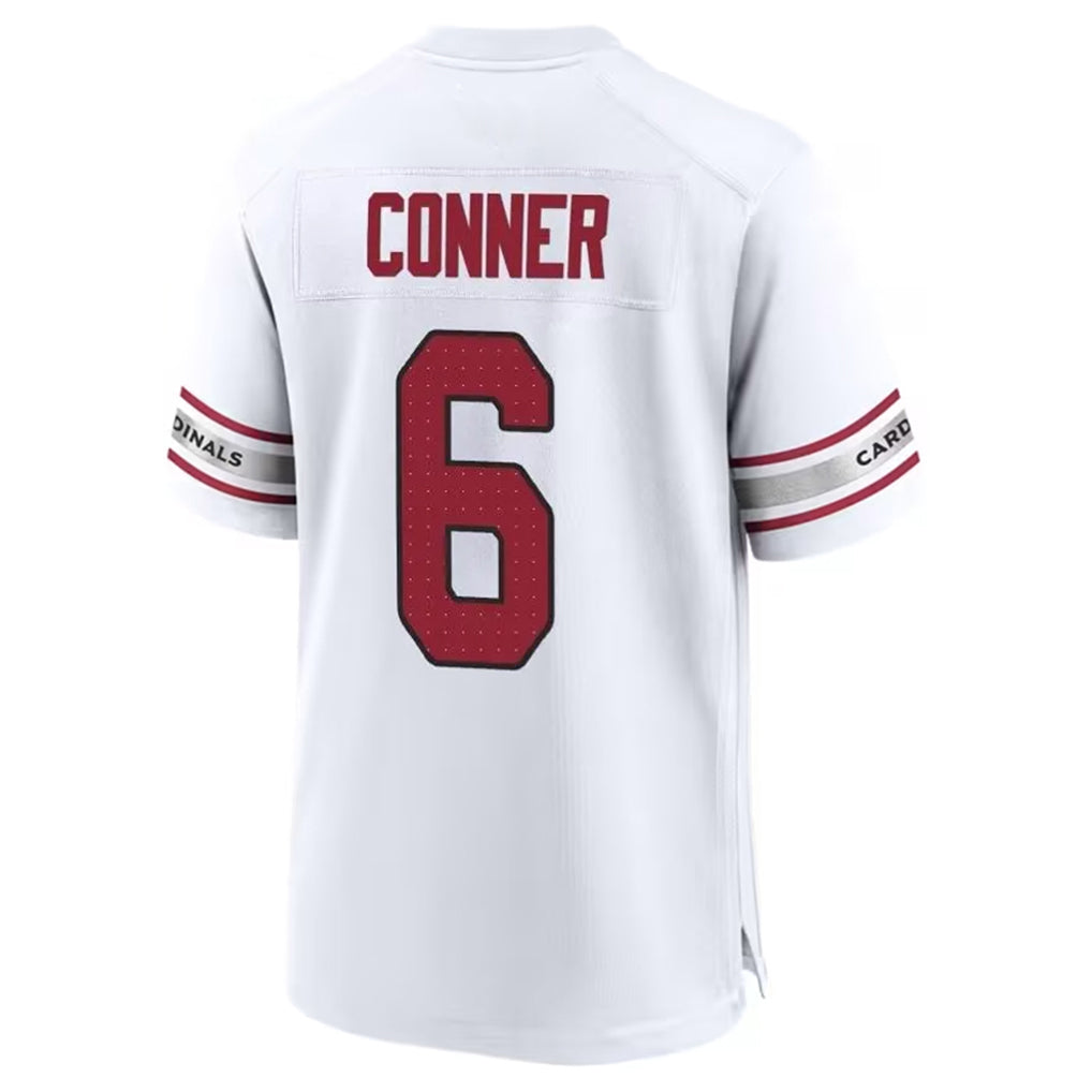 Kooe A.Cardinals #6 James Conner Player White Home Game Stitched Jerseys