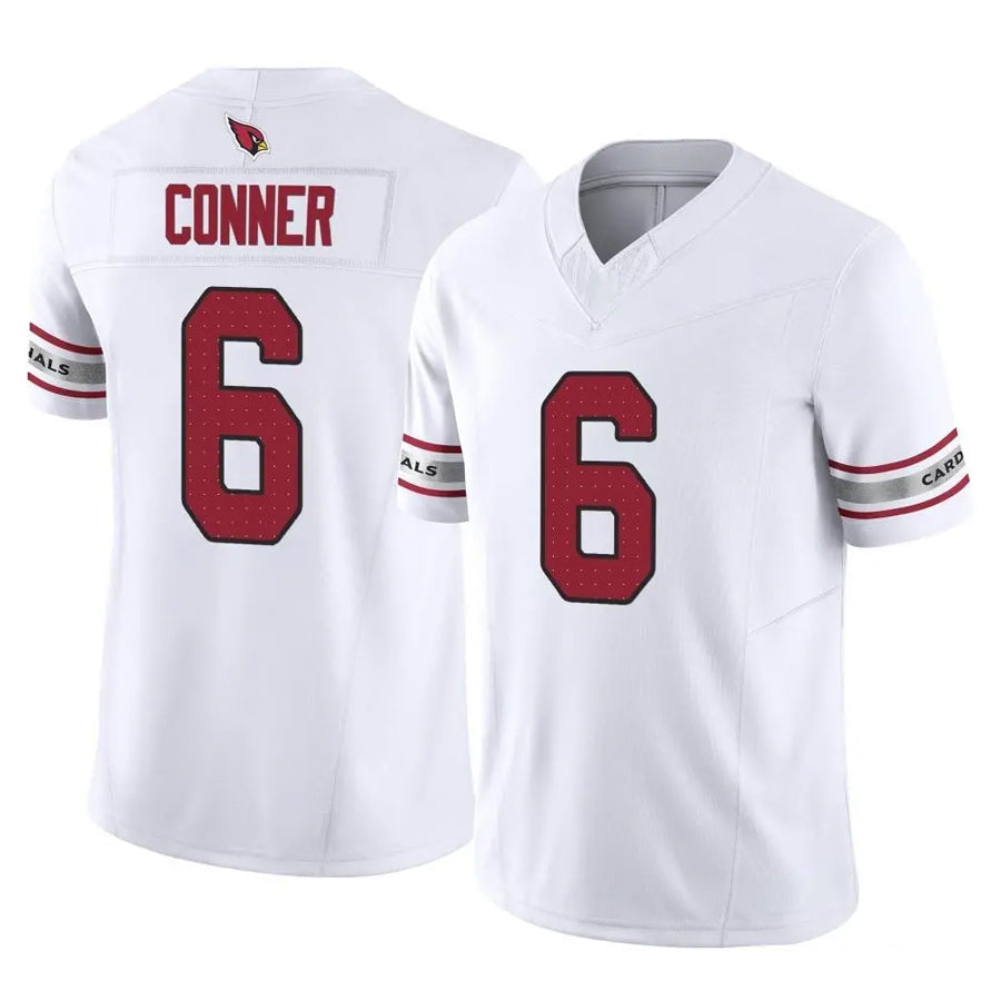 Kooe A.Cardinals #6 James Conner Player White Vapor F.U.S.E. Limited Home Game Stitched Jerseys