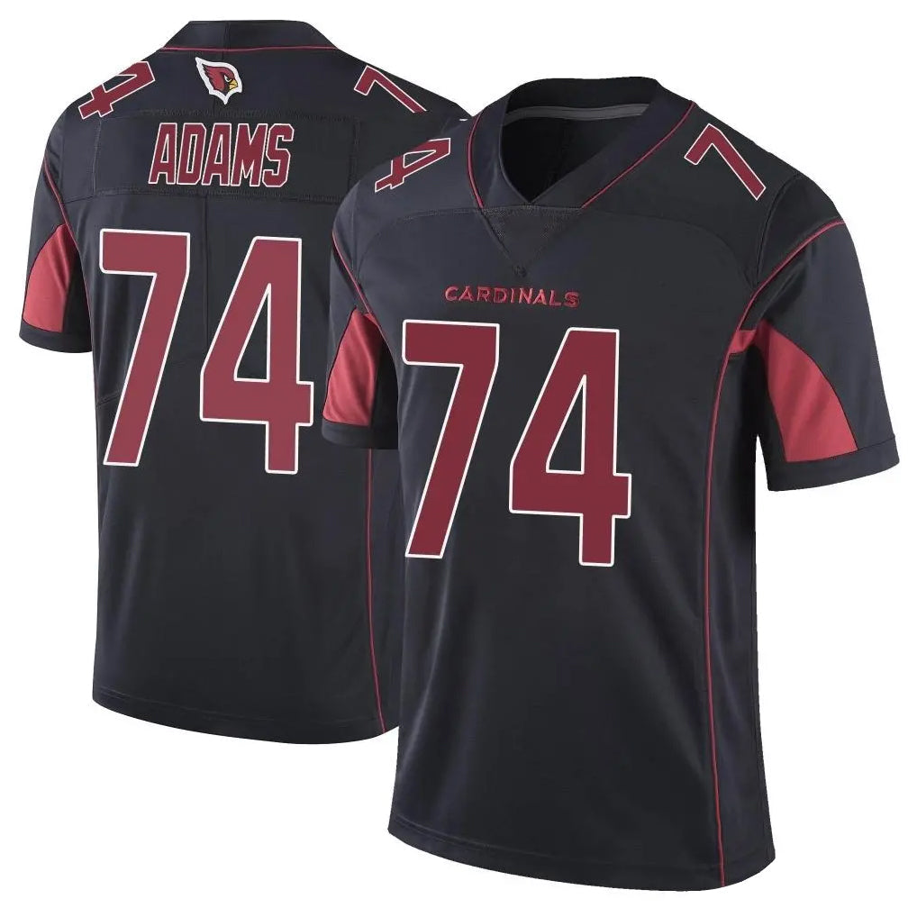 Kooe A.Cardinals #74 Isaiah Adams Player Black Limited Elite Home Game Stitched Jerseys