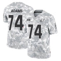 Kooe A.Cardinals #74 Isaiah Adams Player Camo Salute to Service Limited Home Stitched Jerseys