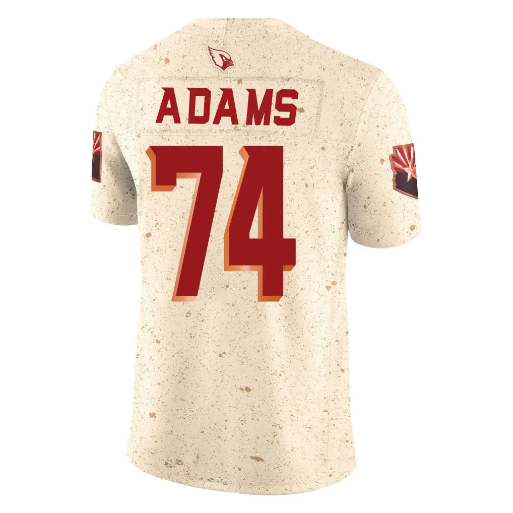 Kooe A.Cardinals #74 Isaiah Adams Player Cream Rivalries Collection Vapor Limited Home Game Stitched Jerseys