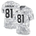 Kooe A.Cardinals #81 Travis Vokolek Player Camo Salute to Service Limited Stitched Stitched Jerseys