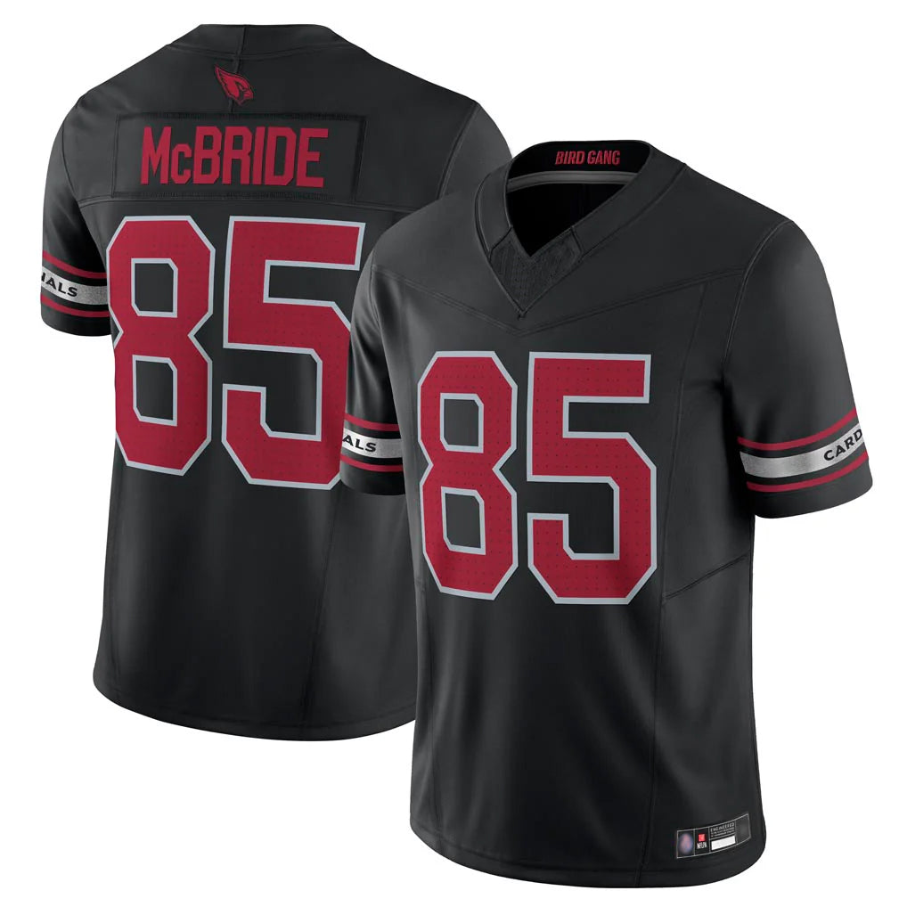 Kooe A.Cardinals #85 Trey McBride Player Black Vapor F.U.S.E. Limited Home Game Stitched Jerseys