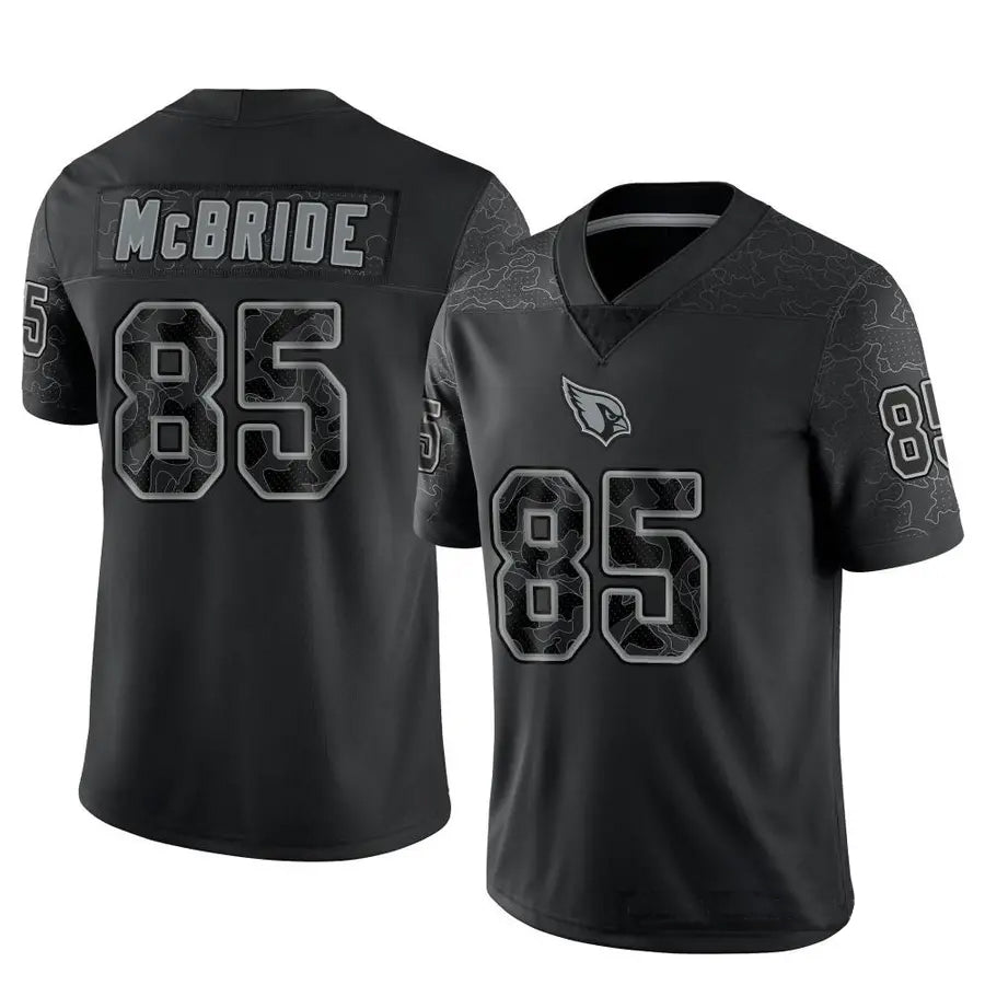 Kooe A.Cardinals #85 Trey McBride Player Black RFLCTV Limited Stitched Jerseys
