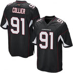 Kooe A.Cardinals #91 L.J. Collier Player Black Game Stitched Jerseys