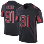 Kooe A.Cardinals #91 L.J. Collier Player Black Vapor Limited Elite Stitched Jerseys