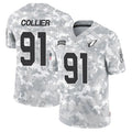 Kooe A.Cardinals #91 L.J. Collier Player Camo Salute to Service Limited Stitched Jerseys