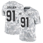 Kooe A.Cardinals #91 L.J. Collier Player Camo Salute to Service Limited Stitched Jerseys