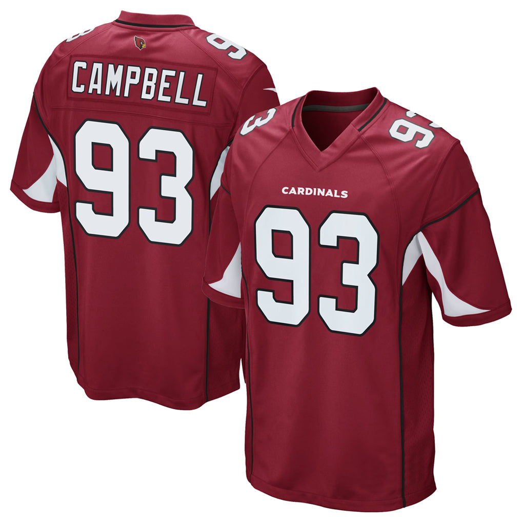 Kooe A.Cardinals #93 Calais Campbell Player Cardinal Game Stitched  Jerseys
