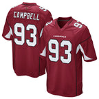 Kooe A.Cardinals #93 Calais Campbell Player Cardinal Game Stitched  Jerseys