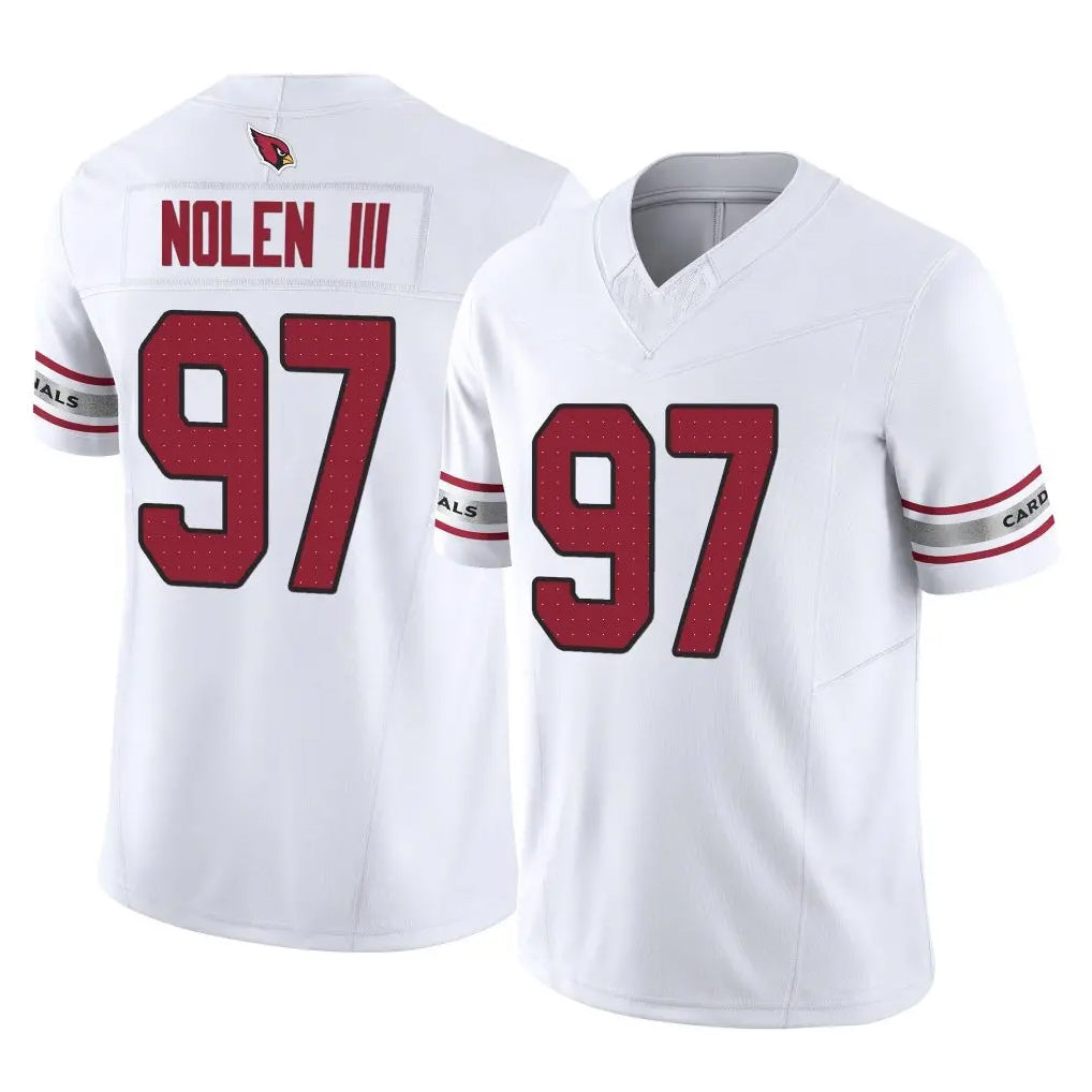 Kooe A.Cardinals #97 Walter Nolen III Player White Vapor F.U.S.E. Limited Home Game Stitched Jerseys