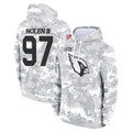 Kooe A.Cardinals #97 Walter Nolen Player Arctic Camo Salute to Service Limited Hoodies Stitched Jerseys