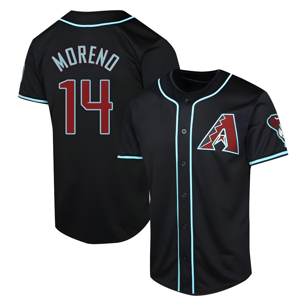 Kooe A.Diamondbacks #14 Gabriel Moreno Player Black Limited Alternate Stitched Jerseys