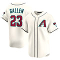 Kooe A.Diamondbacks #23 Zac Gallen Player Cream Game Limited Stitched Jerseys