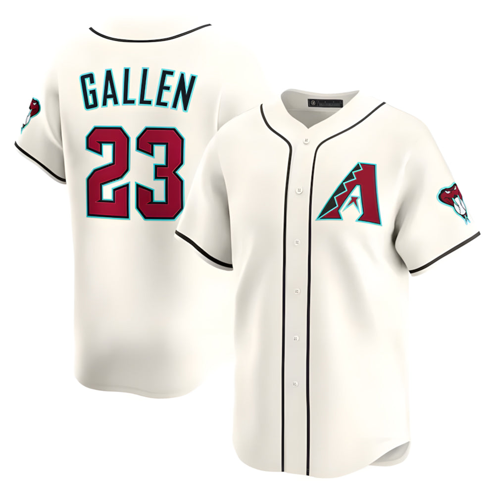 Kooe A.Diamondbacks #23 Zac Gallen Player Cream Game Limited Stitched Jerseys