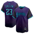 Kooe A.Diamondbacks #23 Zac Gallen Player Purple City Connect Limited Vapor Stitched Jerseys