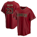 Kooe A.Diamondbacks #23 Zac Gallen Player Red Replica Game Stitched Jerseys