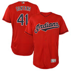 Kooe A.Diamondbacks #41 Carlos Santana Player Red game time Stitched Jersey