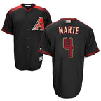 Kooe A.Diamondbacks #4 Ketel Marte Player Black Big & Tall Replica Limited Stitched Jerseys