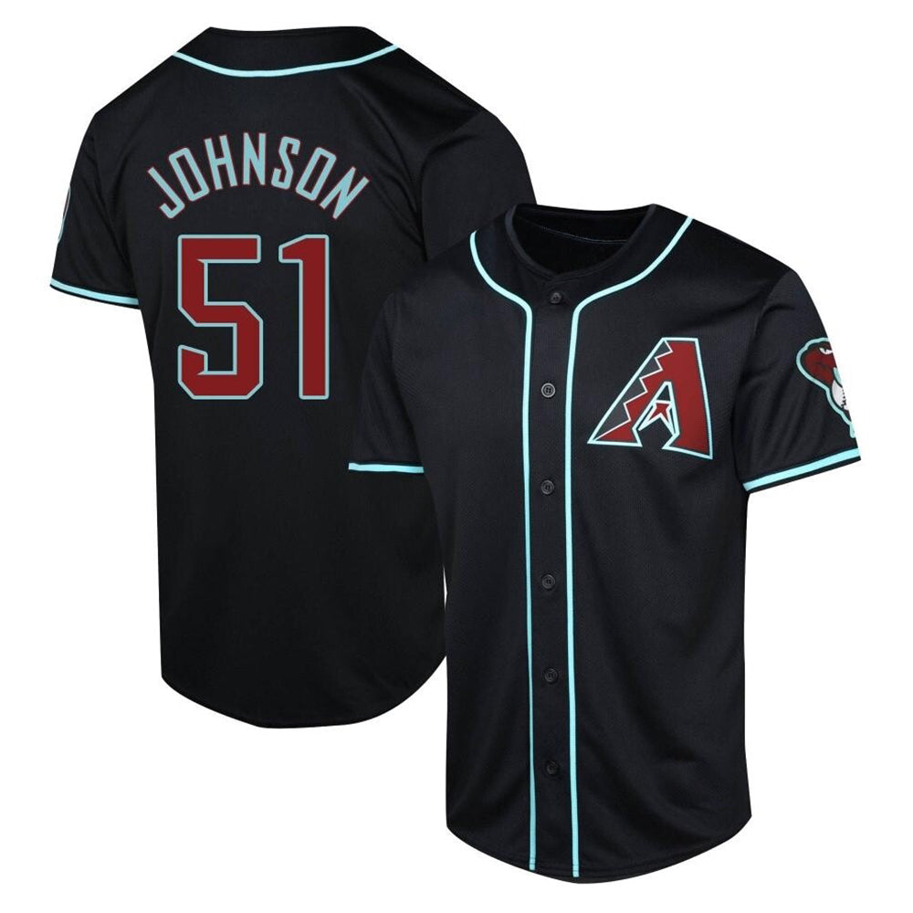 Kooe A.Diamondbacks #51 Randy Johnson Player Black Limited Alternate Stitched Jerseys