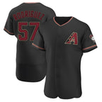 Kooe A.Diamondbacks #57 Eduardo Rodriguez Player Black Alternate Stitched Jersey