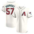 Kooe A.Diamondbacks #57 Eduardo Rodriguez Player Cream Elite Home Stitched Jersey