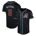 Kooe A.Diamondbacks #8 James McCann Player Black Red Limited Alternate Stitched Jersey